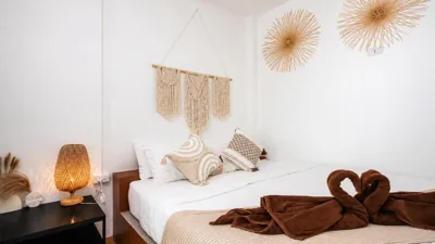 Casa Palma - Peaceful Retreat - 2mn ZenBeach - Srithanu Center - Double King Bed – 写真 13